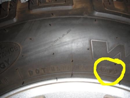 How to determine build date on Goodyear Wrangler MTR's | Rubicon Owners  Forum